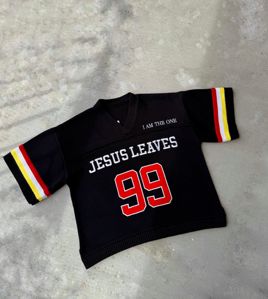 "Leaves 99" Knitted Jersey